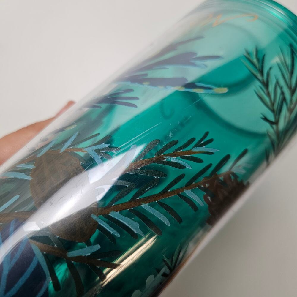 Starbucks Washington Evergreen State Printed 24oz Tumber Venti Pine - No‎ Straw - Picture 5 of 8